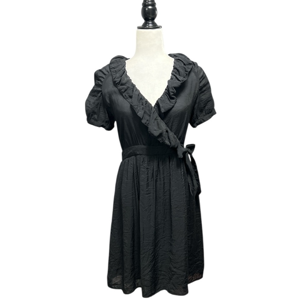 🆕 ANTHROPOLOGIE The Korner Crinkled Faux Wrap Dress